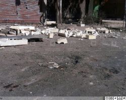 مجزرة بقصف مدفعي لقوات النظام على مدينة دوما في الغوطة الشرقية 