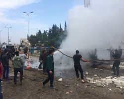 شهداء وجرحى جراء انفجار سيارة مفخخة في مدينة إعزاز بريف حلب الشمالي