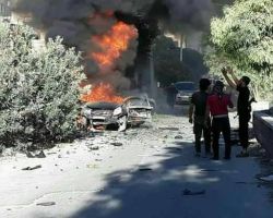 انفجار سيارة مفخخة في مدينة معرة النعمان بريف إدلب الجنوبي