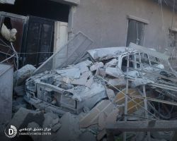 سماء الغوطة ملبّدة بالطائرات: خمسون شهيداً بالصواريخ العنقودية والفراغية