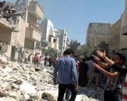 نشرة أخبار سوريا- أكثر من 100 شهيد في قصف للطيران الروسي على حلب، وسفير الأسد في روسيا يصرح: روسيا تساعدنا على تدمير كل الجماعات المتمردة في سوريا! -(1/2_10_2015)