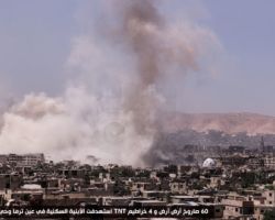 قصف عنيف وخسائر واسعة للنظام شرق العاصمة دمشق