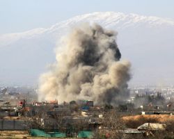 مجزرة جديدة للطيران الحربي في خان شيخون بريف إدلب 