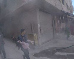قصف عنيف جداً تتعرض له بلدات الغوطة الشرقية
