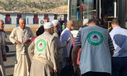 وصول أول قافلة للحجاج السوريين إلى تركيا