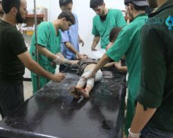 عشرات الشهداء والجرحى في مجزرة للطيران الروسي في عربين بريف دمشق