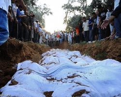 توثيق مجزرة مدينة حلب طائرات ميغ 23 تقصف وتقتل 43 من المدنيين ولامنظمة حقوقيه دولية تدين أو توثق الانتهاك الحاصل