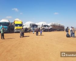 الدفعة الأخيرة من مهجري الوعر تصل إلى جرابلس