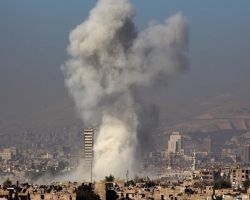 قصف روسي يخرج مركز الشرطة الحرة بريف حلب الغربي عن الخدمة