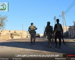 14 قتيلاً من عناصر تنظيم الدولة خلال استعادة الثوار عدة مواقع بريف حلب الشمالي
