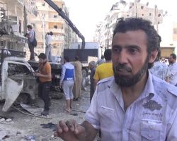 نشرة أخبار سوريا- سلسلة مجازر لطيران العدوان الروسي الأسدي في دمشق وحلب وإدلب، و20 قتيلاً من قوات أسد في معارك ريف دمشق -(23_4_2016)