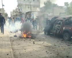 ضحايا جراء انفجار عبوة ناسفة في 