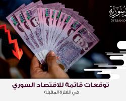توقعات قاتمة للاقتصاد السوري في الفترة المقبلة
