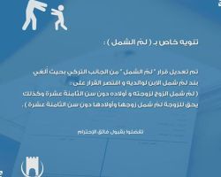 تعديل جديد يحظر على اللاجئين السوريين في تركيا لم شمل أبويهم