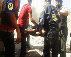 124 قتيلاً حصيلة ضحايا قصف الطيران الروسي الأسدي يوم أمس الاثنين