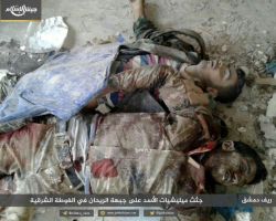 100 قتيل من قوات النظام على جبهات الغوطة يوم أمس 