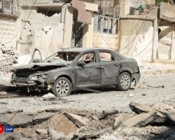مجزرة جديدة للطيران الروسي في مدينة إدلب 