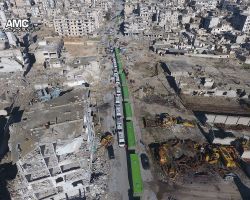  نشرة أخبار سوريا- استمرار عملية إخلاء حلب: وصول قافلتين من المهجّرين إلى مناطق سيطرة الثوار في الريف الغربي، واستعداد قافلة ثالثة -(15-12-2016))