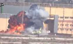 أخبار سوريا_ تدمير طائرتين حربيتين داخل مطار النيرب العسكري بحلب و 8 آليات عسكرية لقوات الأسد في حماة_ (21-10- 2014)
