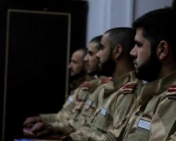 الكلية الحربية بغوطة دمشق تتحضر لتخريج دفعة أولى من الضباط 