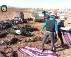 أكثر من خمسين قتيلاً وعشرات الجرحى في انفجار مفخخة بريف حلب الشرقي