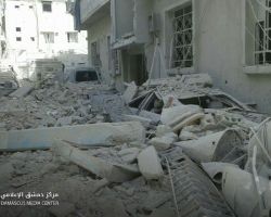 جحيم القصف يشتعل مجدداً في الغوطة.. 100 غارة جوية على دوما وحدها