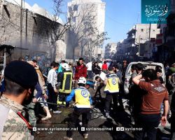 عشرات الشهداء والجرحى في انفجار استهدف مدينة الباب بريف حلب الشرقي 
