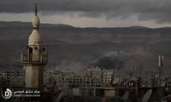 قوات النظام تستهدف مدينة حرستا في ريف دمشق بأكثر من 60 صاروخاً