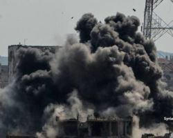 إحصائية: نظام الأسد أباد درعا بأكثر من 1200 برميل متفجر خلال شهر واحد
