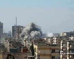 قصف هستيري على القابون، وقوات النظام تستهدف مقبرة بحرستا وتقتل 10 مشيعين