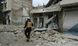 إدلب: شهيدان وعشرات الجرحى في قصف بالبراميل المتفجرة