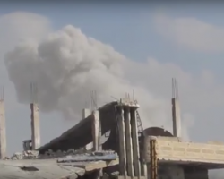 مجزرة لطيران الأسد في درعا البلد