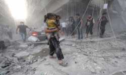 12 ألف يتيم في الغوطة الشرقية جراء قصف النظام السوري