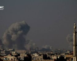 جرحى ودمار هائل في الغوطة الشرقية، جراء قصف مدفعي عنيف 