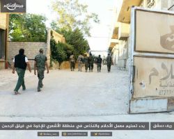 جيش الإسلام يسلم معملَي الأحلام والنحاس في منطقة الأشعري لفيلق الرحمن
