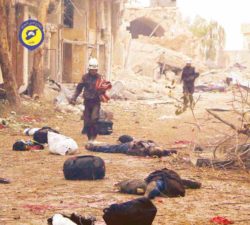18 قتيلاً -تقبلهم الله في الشهداء- حصيلة ضحايا قصف الطيران الروسي الأسدي يوم أمس الأحد