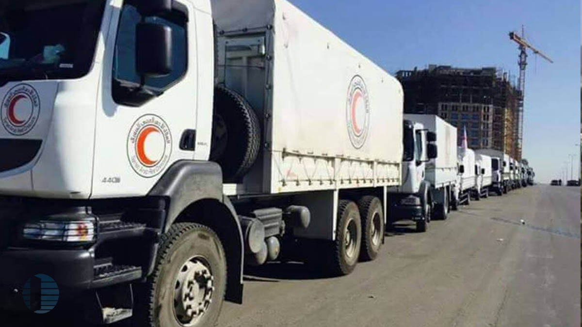 وكالة روسية: أول قافلة مساعدات إنسانية ستتوجه إلى الغوطة الشرقية يوم غد الثلاثاء