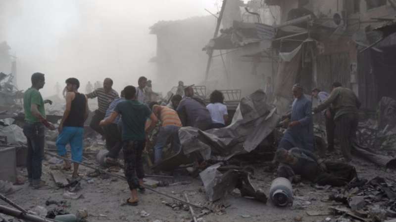 67 قتيلاً -تقبلهم الله في الشهداء- حصيلة ضحايا قصف الطيران الروسي الأسدي يوم أمس الأحد
