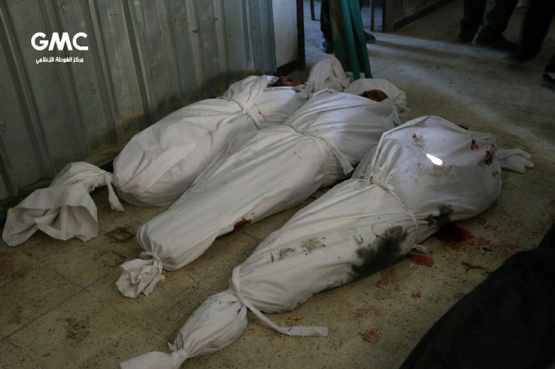 234 قتيلاً و1100 جريح حصيلة ضحايا قصف النظام على الغوطة الشرقية خلال شهر نوفمبر الماضي