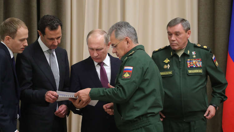 تفاصيل زيارة بوتين إلى قاعدة حميميم العسكرية في سوريا