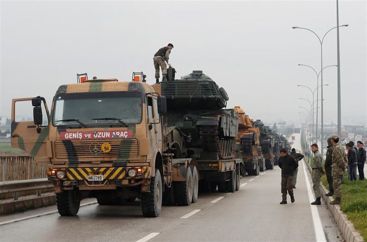 أربعة سيناريوهات لشكل العملية العسكرية التركية في عفرين