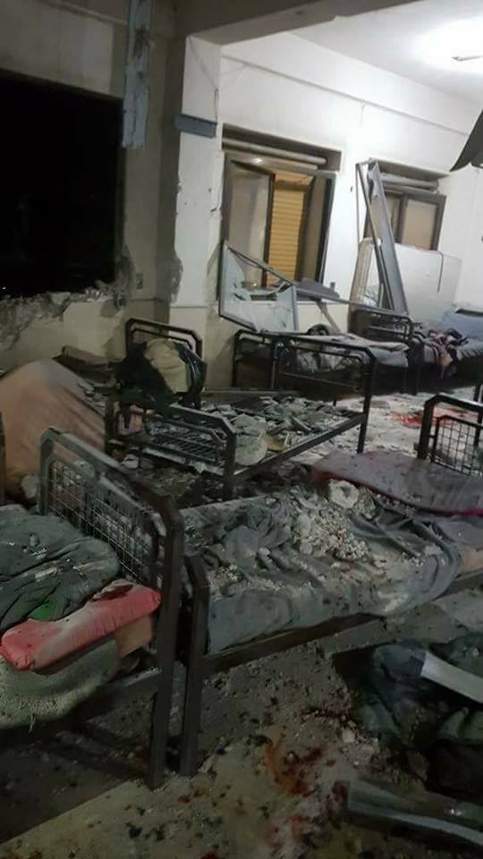 خروج مشفى الأمراض العقلية في إعزاز عن الخدمة جراء استهدافه من قبل ميلشيا YPG 