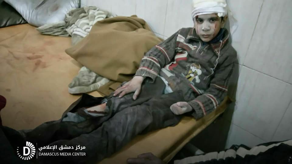 إبادة جماعية: نحو خمسين شهيداً و200 جريح في الغوطة الشرقية