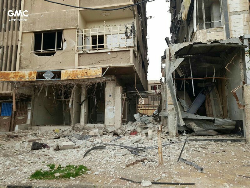 قوات النظام تبدأ يومها بمجزرة في دوما خلفت 13 شهيداً