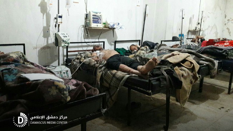 انخفاض حدة القصف في الغوطة بالتزامن مع 