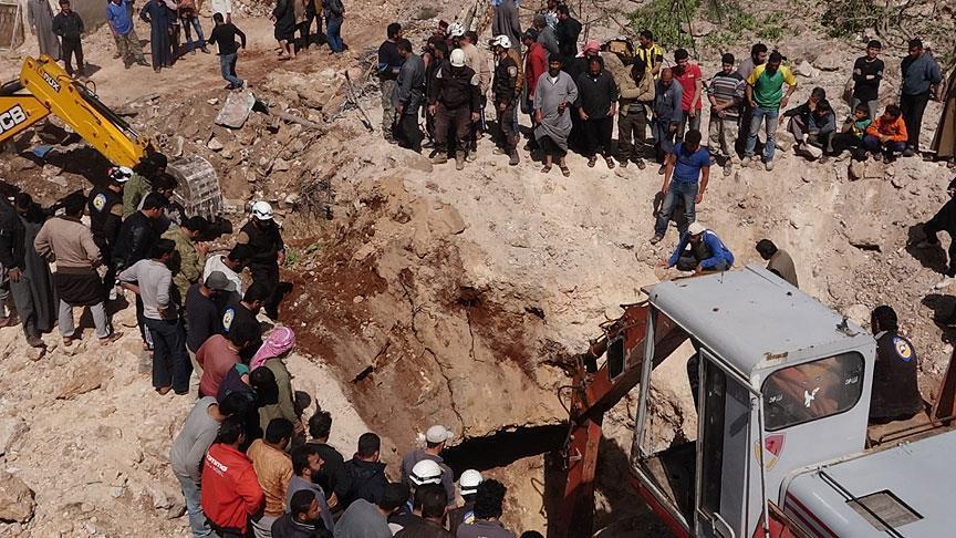 غارة روسية تقتل 16 طفلاً في كفر بطيخ بريف إدلب