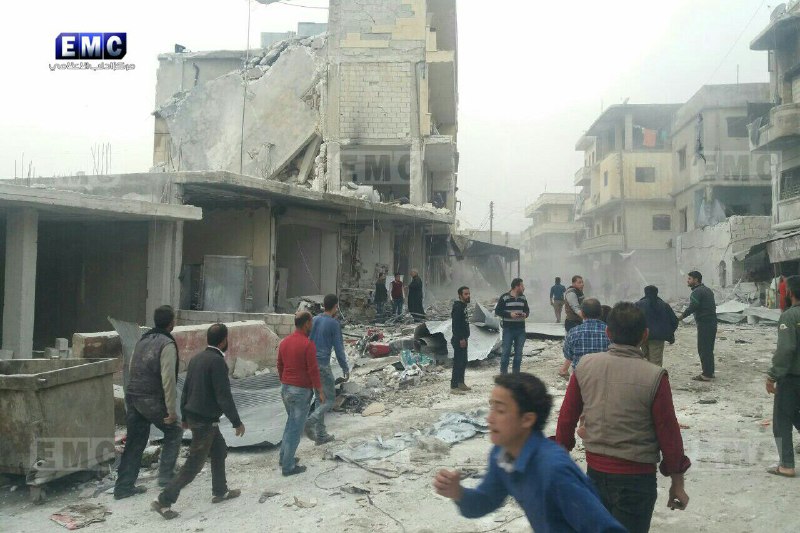 نشرة أخبار سوريا- أكثر من عشرين شهيداً في مجزرة روسية بريف إدلب، وجبهة النصرة تستأنف مسلسل البغي في ريف حلب -(22-3-2018)