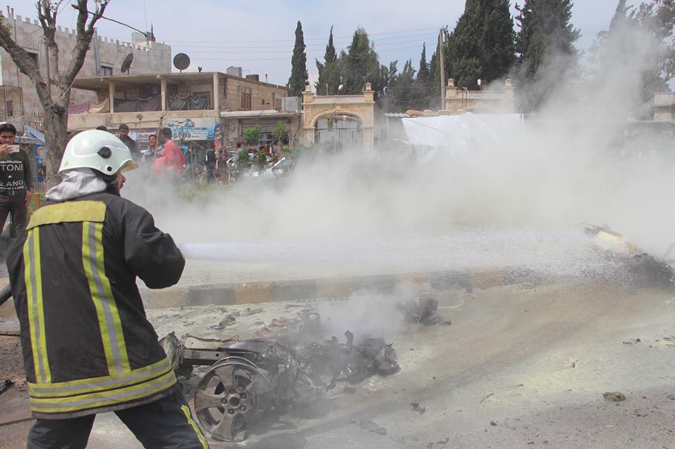 نشرة أخبار سوريا- انفجار سيارة مفخخة في إعزاز، وتشكيل مجلس محلي في عفرين -(12-4-2018)