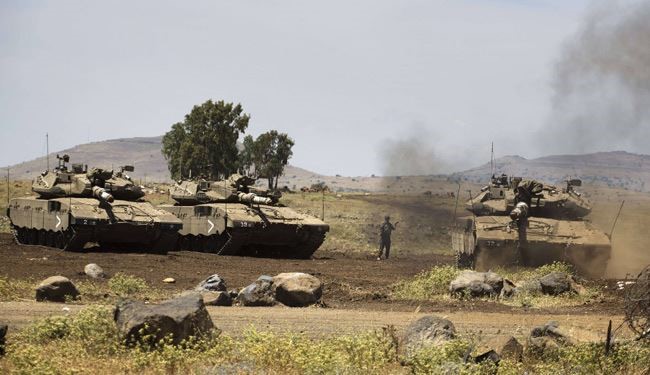 جيش الاحتلال الإسرائيلي يرسل تعزيزات عسكرية إلى الحدود السورية 