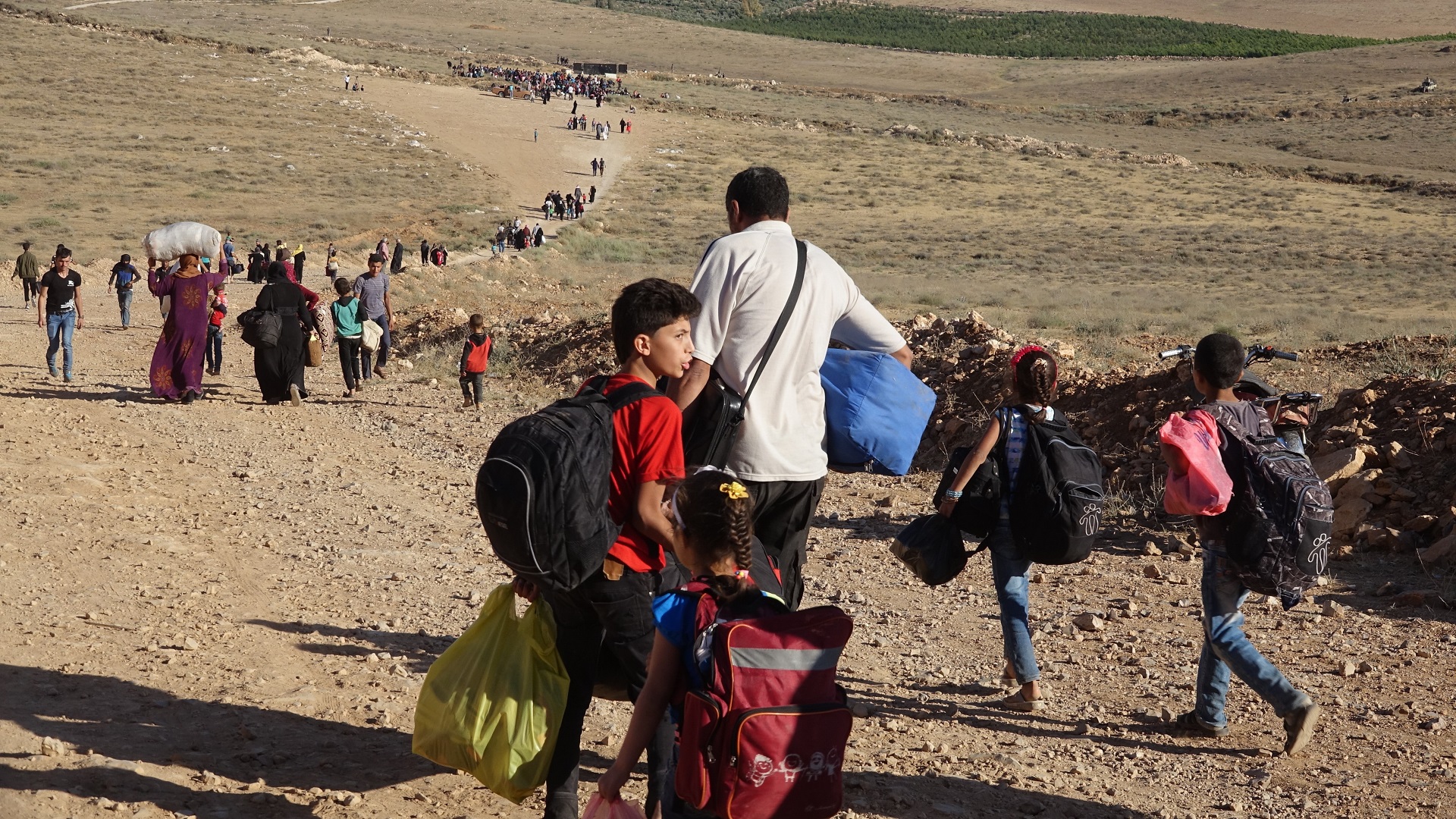 الأمم المتحدة: نازحو درعا يغادرون الحدود الأردنية عائدين إلى بلادهم !